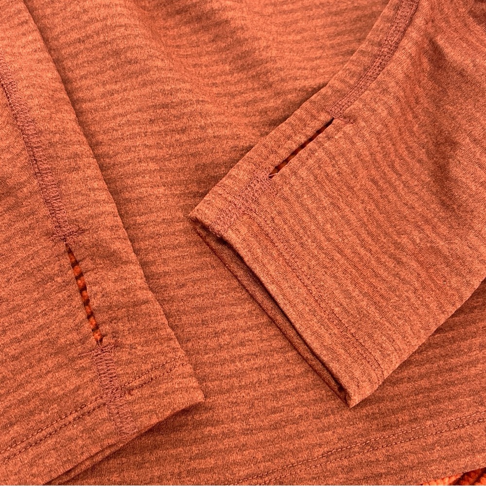 Eddie Bauer Burnt Orange Quarter-Zip Top - Picture 5 of 13